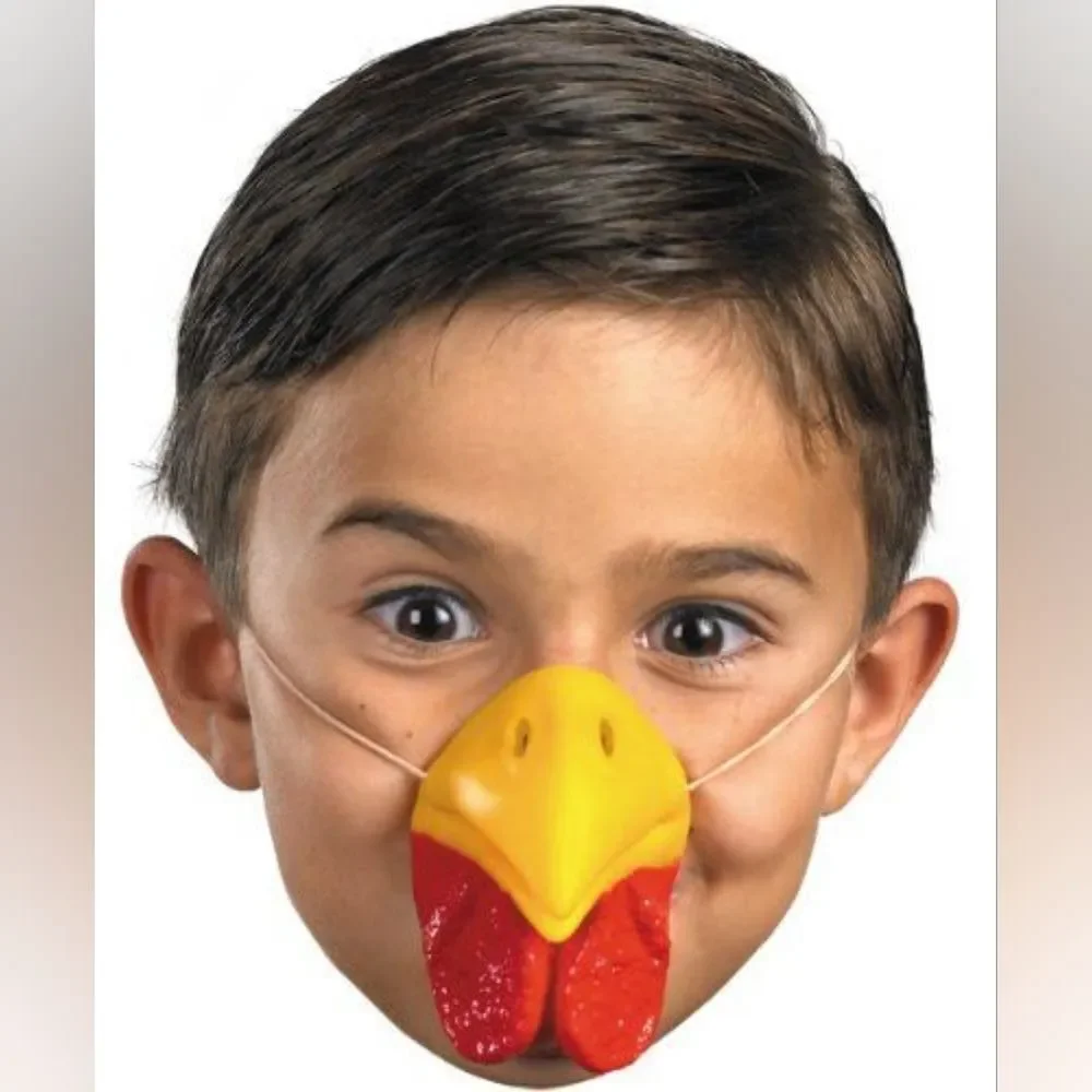 🔹️Chicken Beak Nose Costume Accessory